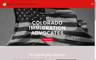 Colorado Immigration Advocates website