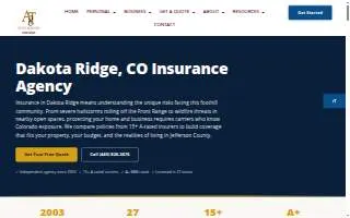 Colorado Insurance of Dakota Ridge website