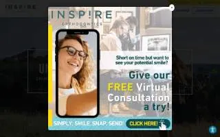 Inspire Orthodontics of Dakota Ridge website