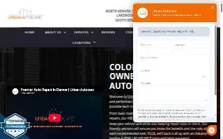 Urban Autocare of Dakota Ridge website