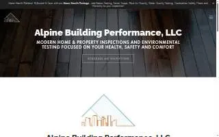 Alpine Building Performance, LLC of Denver website