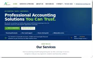 AVE Accounting Services website