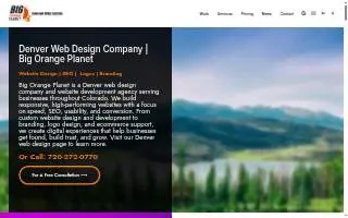 Big Orange Planet website