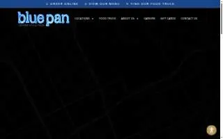 Blue Pan Pizza of Denver website