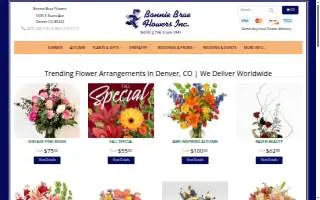Bonnie Brae Flowers Inc. website
