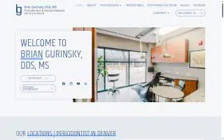 Brian Gurinsky, DDS, MS website