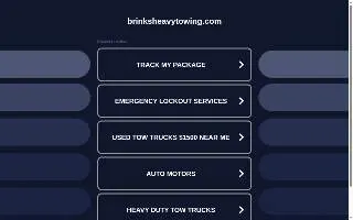 Brinks Towing of Denver website