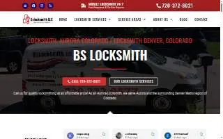 BS Locksmith LLC of Denver website