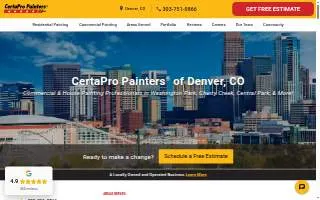 CertaPro Painters of Denver website