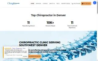 Chase Chiropractic Clinic website