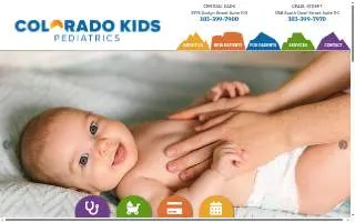 Colorado Kids Pediatrics of Denver website