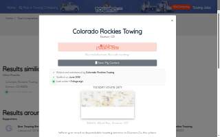 Colorado Rockies Towing LLC