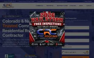 Commercial Roofing Contractor of Denver website
