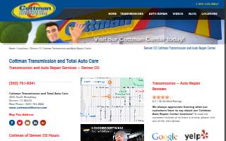 Cottman Transmission and Total Auto Care of Denver