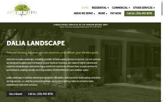 Dalia Landscape website