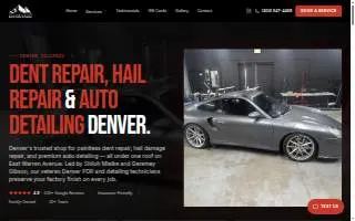 Dent, Hail, & Detail - Denver website