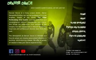 Denver Dance website