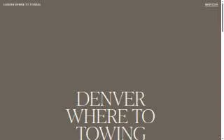 Denver Where to Towing website