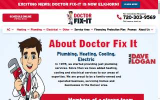 Doctor Fix-It Plumbing, Heating, Cooling & Electric