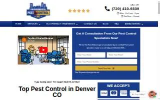 Environmental Pest Control Inc. of Denver website