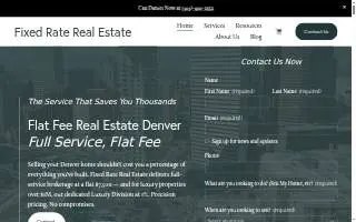 Fixed Rate Real Estate of Denver website