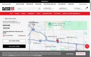 Floor & Decor of Denver website