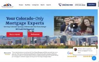 Front Range Mortgage of Denver website