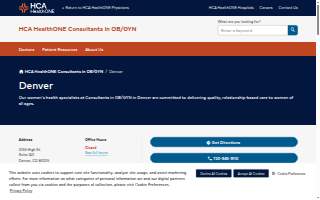 HCA HealthONE Consultants in OB/GYN - Denver