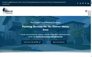 Helix Painting of Denver website