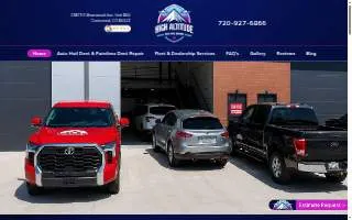 High Altitude Hail Repair website