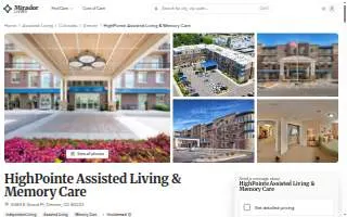HighPointe Assisted Living & Memory Care of Denver website