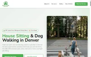 House Sitting Denver website