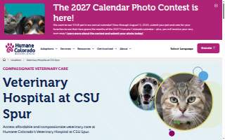 Humane Colorado, formerly the Dumb Friends League - Veterinary Hospital at CSU Spur