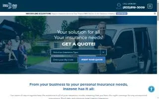 Inszone Insurance Services of Denver website