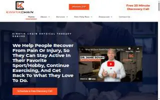 KinetikChain Physical Therapy Denver website