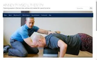 Kinney Physical Therapy website