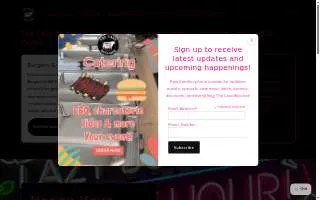 Lazy Butcher - Burgers & BBQ - Cowboy Lounge website