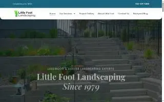 Little Foot Landscaping Co of Denver website