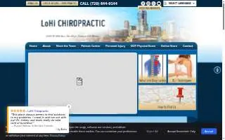 LoHi Chiropractic website