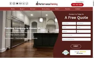 Performance Painting of Colorado website