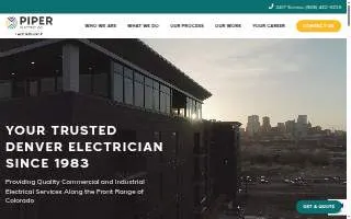 Piper Electric Co of Denver website