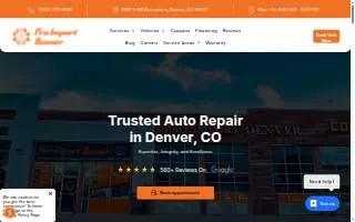 Pro Import Denver website