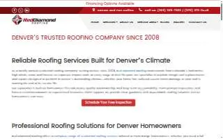 Red Diamond Roofing website