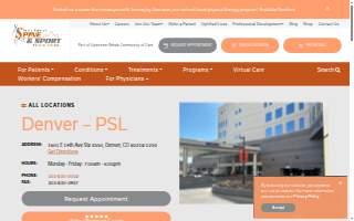 Rocky Mountain Spine & Sport Physical Therapy Denver St. Lukes