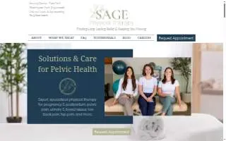 Sage Physical Therapy Denver website