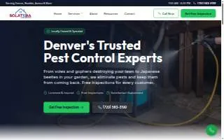 Solatera Pest Control website
