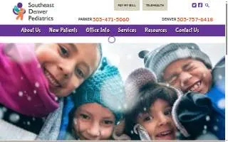 Southeast Denver Pediatrics, P.C. website