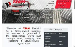 Team Electric website