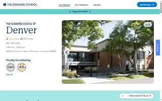 The Goddard School of Denver website