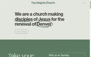 The Heights Post Acute website